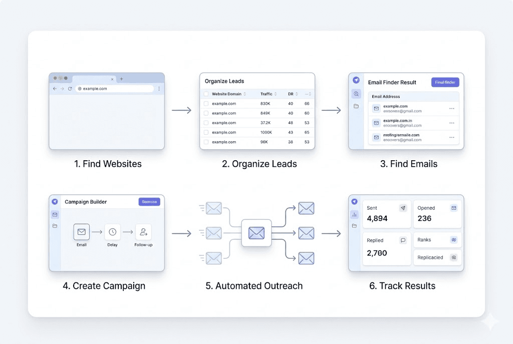 LeadGenor outreach workflow